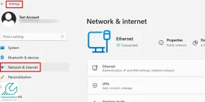 اتصال به اینترنت ویندوز 11 با کنترل پنل